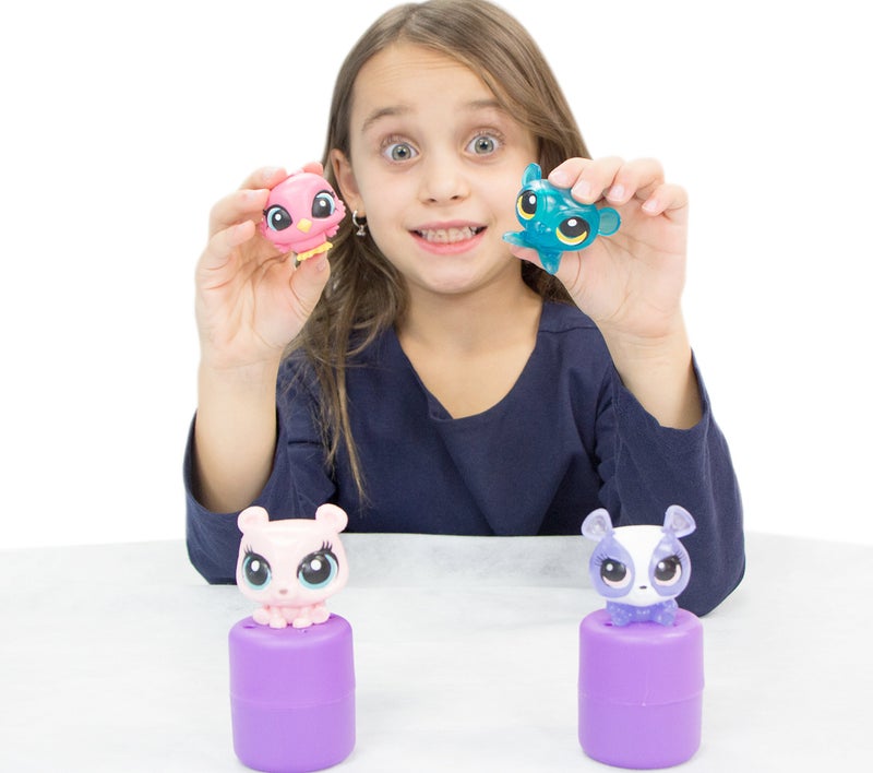 Basic Fun بايسك فن تك 4 كيدز ليتلست بيت شوب ماشيمز فاشيمز باك كابسول - 4 باك (4 كابسولات لكل طلب) - Image 3